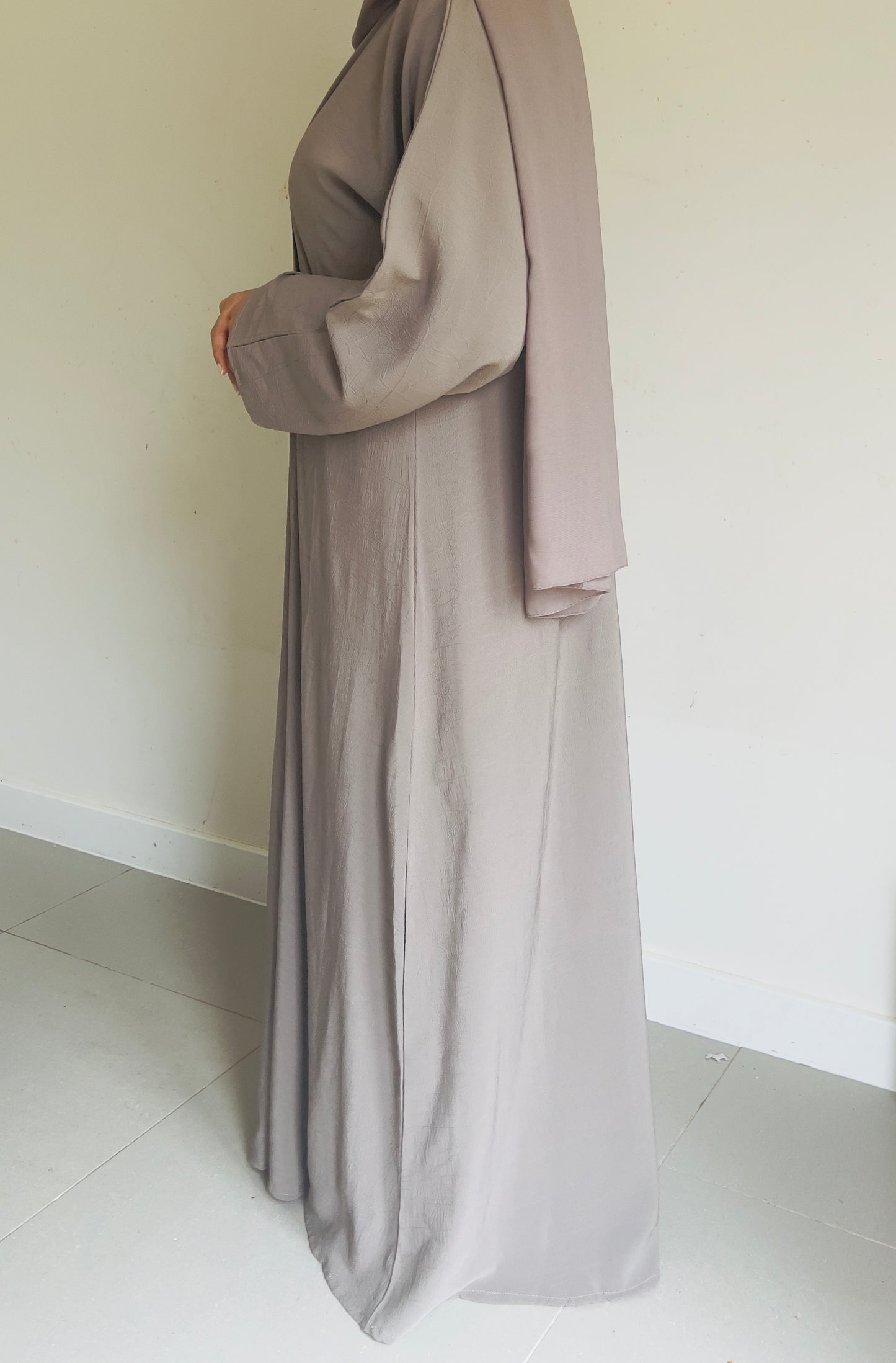 Textured Nida Abaya Set