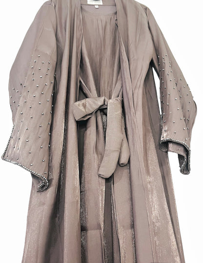 Noor Open Abaya Set